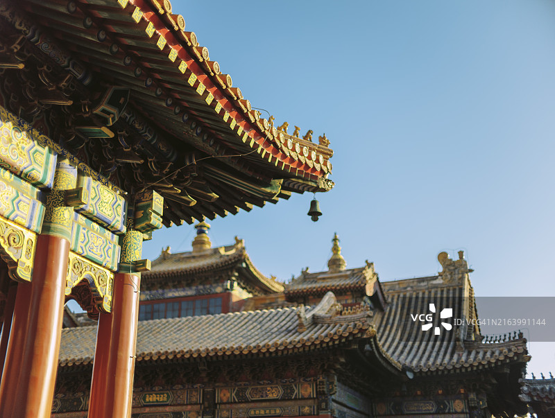 北京雍和宫喇嘛寺图片素材