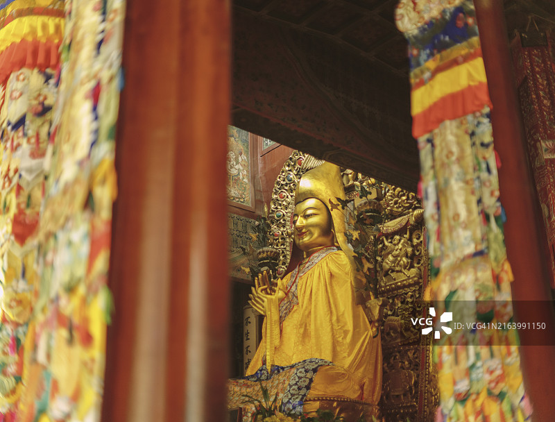 北京雍和宫喇嘛寺图片素材