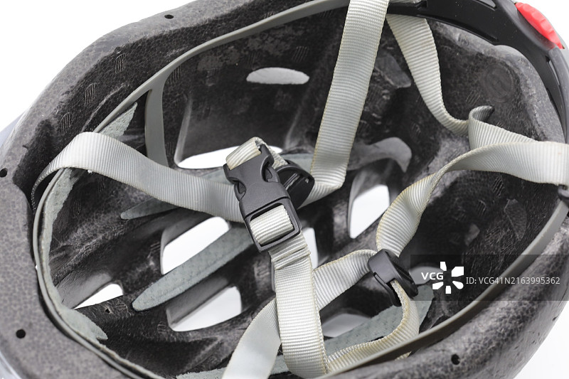 带有内部保护的自行车头盔图片素材