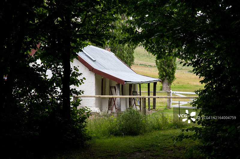 马尔堡历史悠久的莫尔斯沃思泥土小屋图片素材