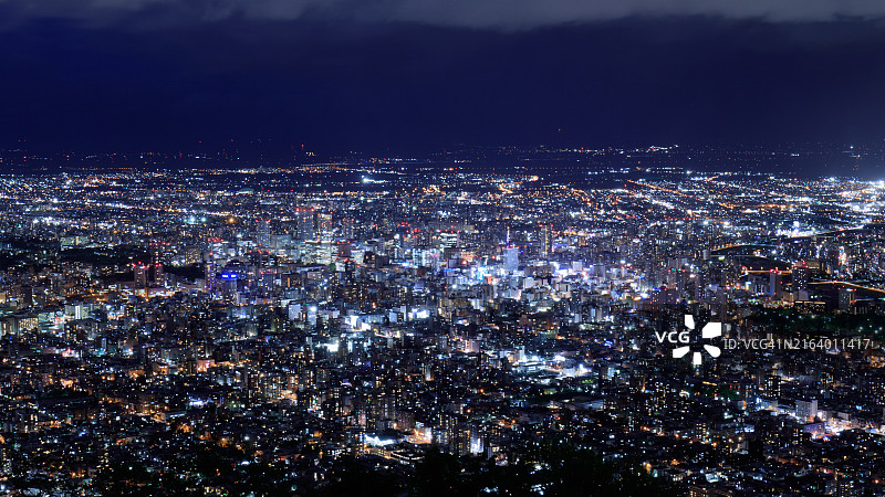 札幌夜景图片素材