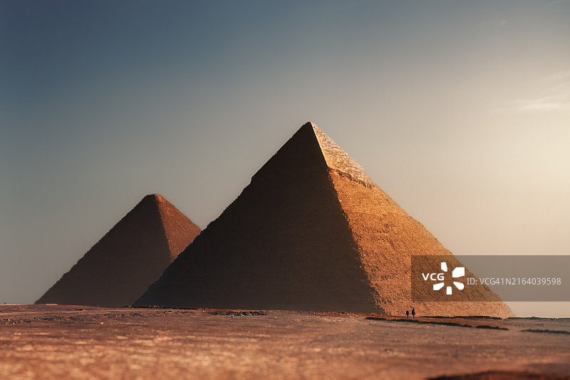 吉萨大金字塔景观图片素材
