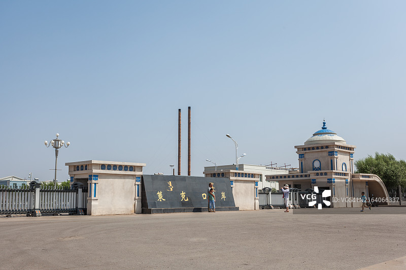 中国内蒙古策克口岸图片素材