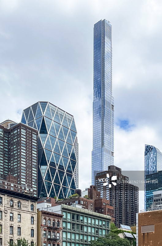 赫斯特大厦和中央公园大厦-纽约图片素材