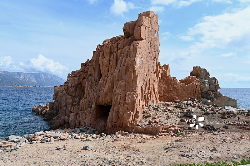 阿尔巴塔克斯的红色岩石图片素材