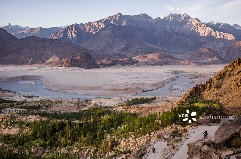 在巴基斯坦北部航行图片素材