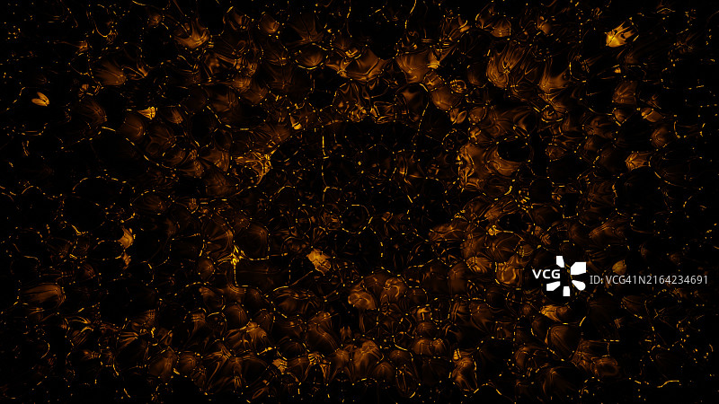 黑暗宇宙中的能量火花网络图片素材