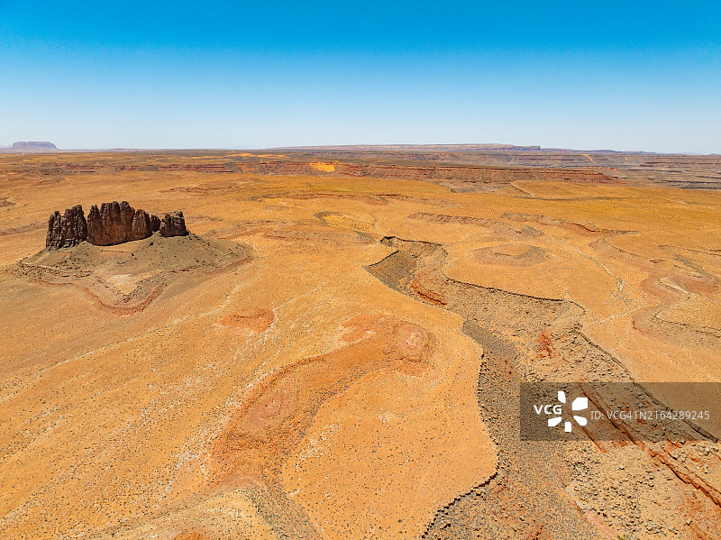 阿尔罕布拉岩，美国163号公路，犹他州，美国图片素材