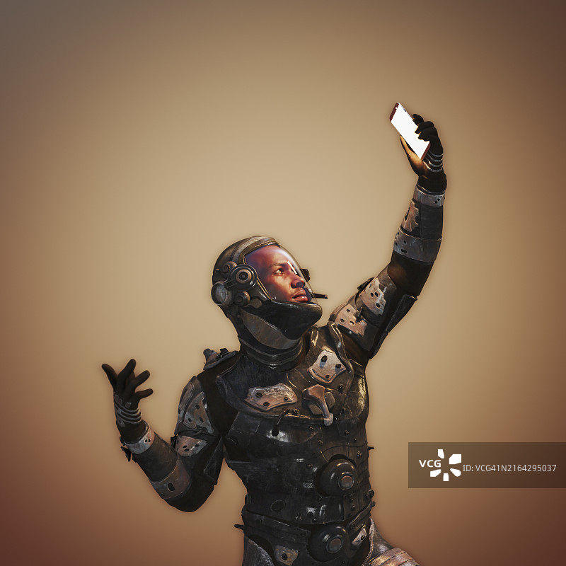 人物手持手机图片素材