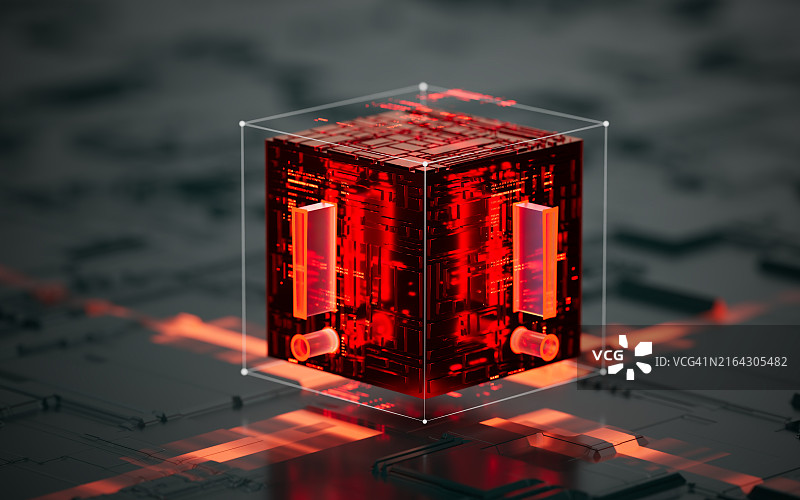 网络安全勒索软件电子邮件网络钓鱼加密技术，数字信息保护安全图片素材