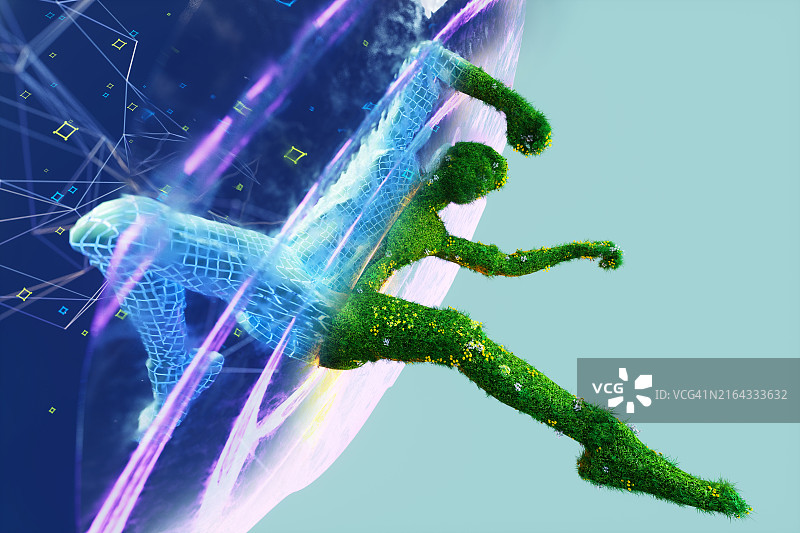 绿色科技转型图片素材