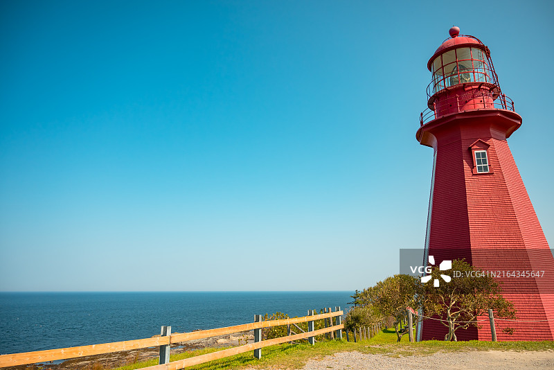 拉马特尔灯塔和大西洋风光图片素材