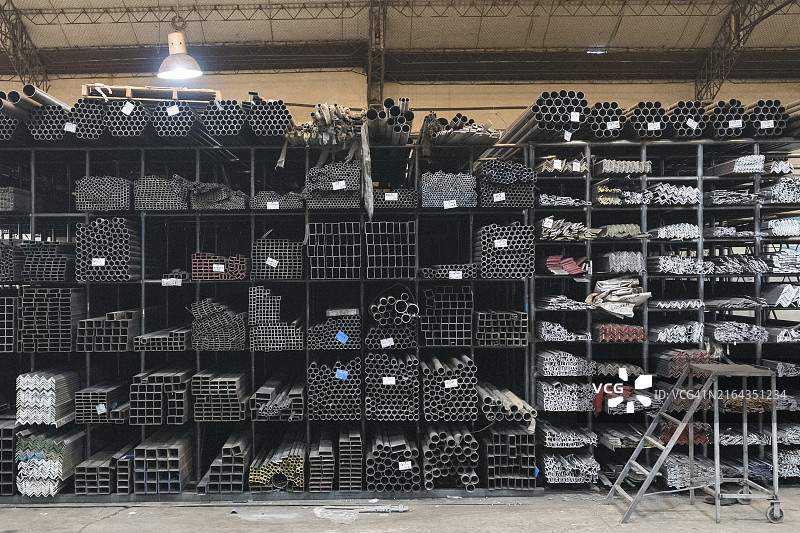 金属和钢铁材料库存图片素材
