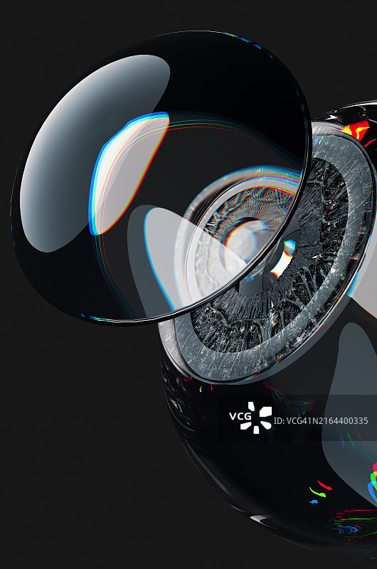 人眼佩戴隐形眼镜特写图片素材