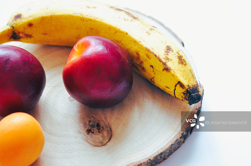 桌子上水果的特写图片素材