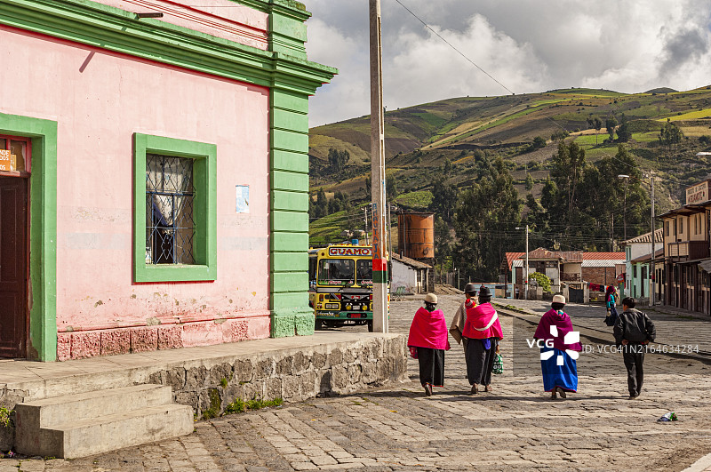 厄瓜多尔瓜莫特的街道图片素材