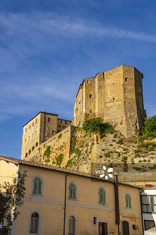 托斯卡纳索拉诺奥尔西尼堡垒图片素材