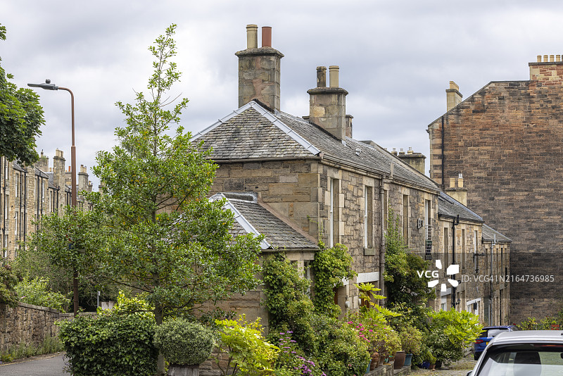 爱丁堡斯托克布里奇的传统马厩住宅图片素材