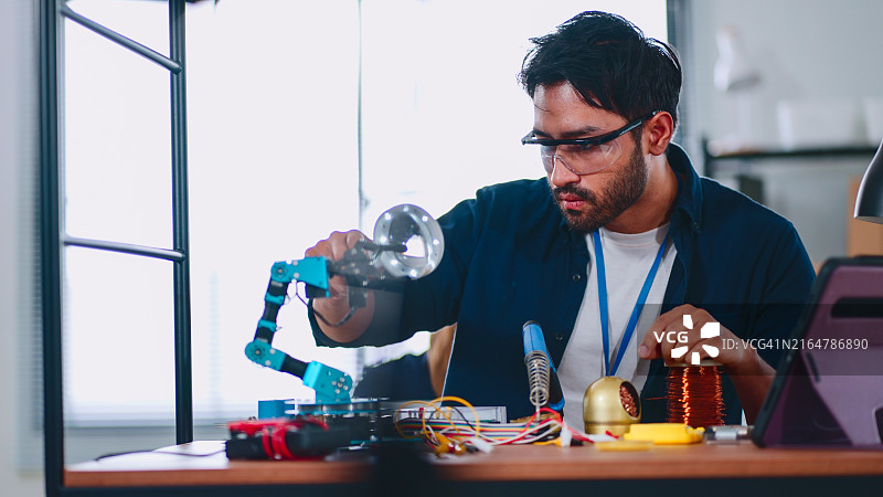 现代手部机器人学习项目图片素材