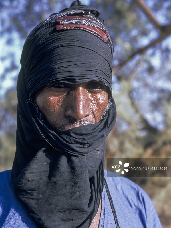 图阿雷格游牧民族，阿加德兹，1977年图片素材