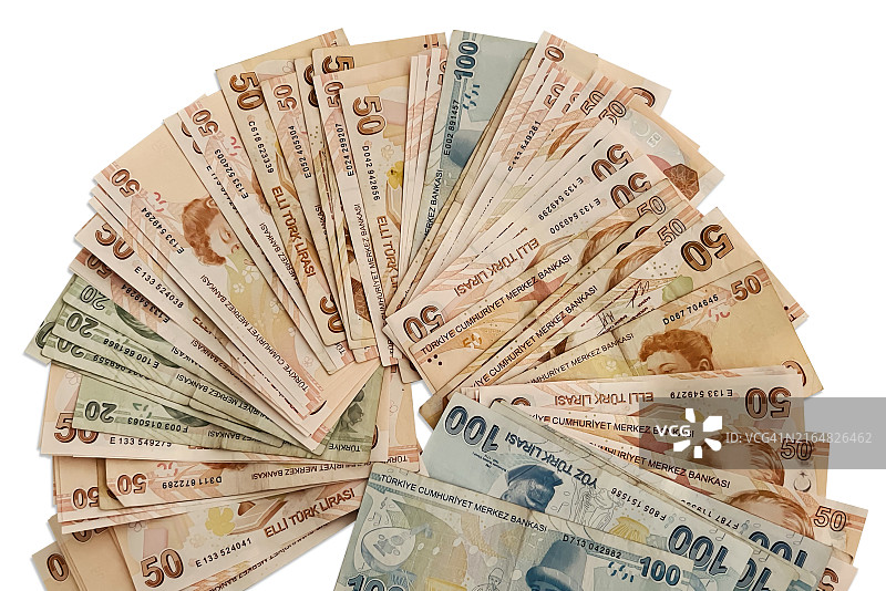土耳其里拉图片素材