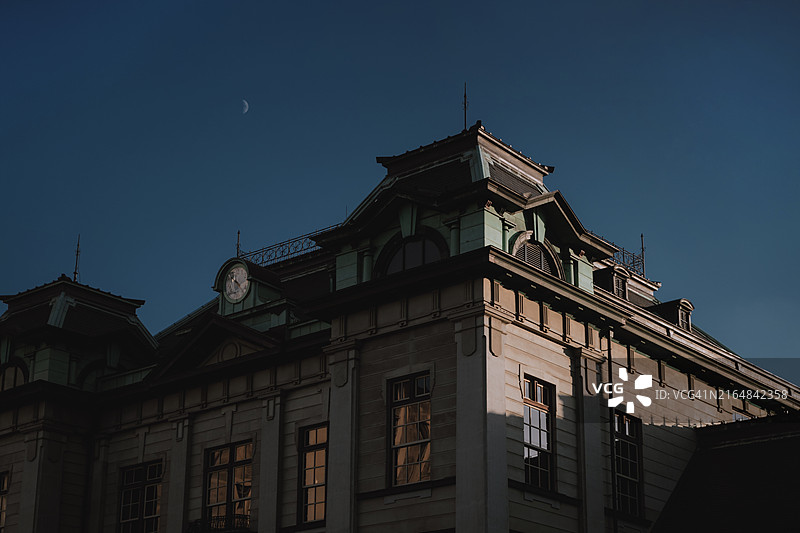 JR门司站，蓝天背景图片素材