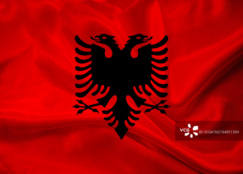 阿尔巴尼亚国旗图片素材