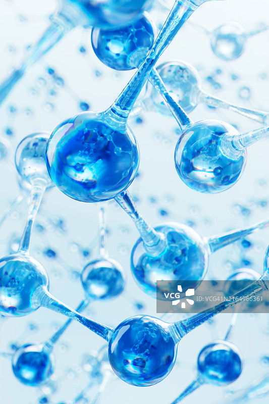 分子结构：化学和生物学高级研究图片素材