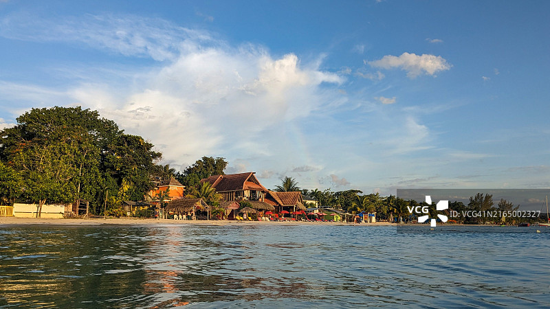 内格里尔七英里海滩，牙买加图片素材