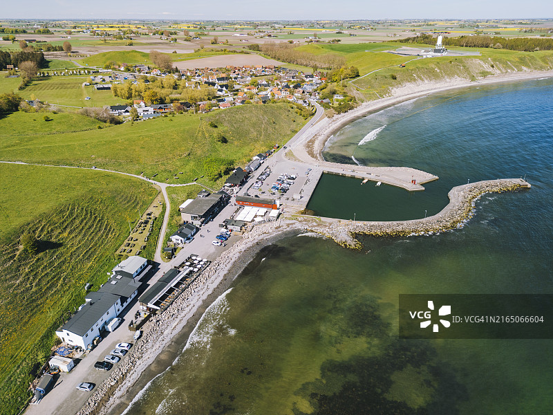 瑞典斯科讷省卡瑟贝里亚航拍图片素材