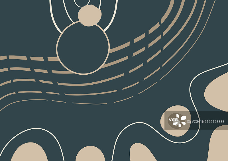 曲线线条抽象几何图案图片素材