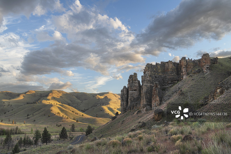 约翰戴化石床国家纪念碑图片素材