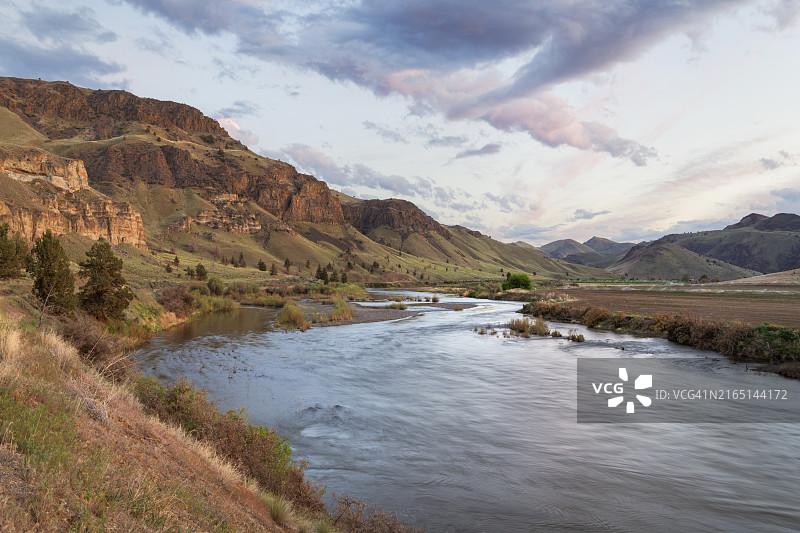 俄勒冈州约翰·戴河图片素材