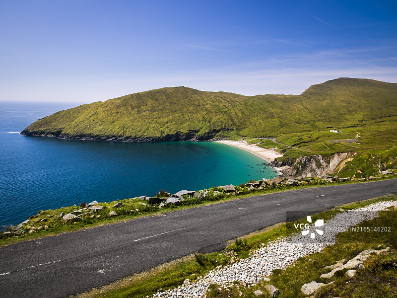 基姆海滩，阿基尔岛，梅奥郡，爱尔兰图片素材