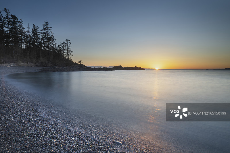 欺骗海峡州立公园的罗萨里奥海滩图片素材