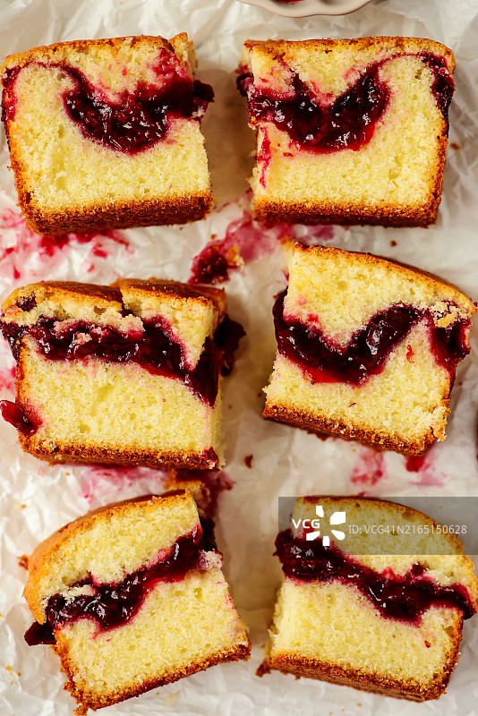 樱桃派切片图片素材