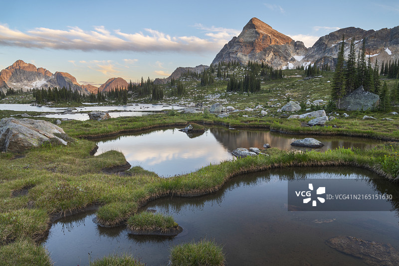 瓦尔哈拉省立公园吉林湖图片素材
