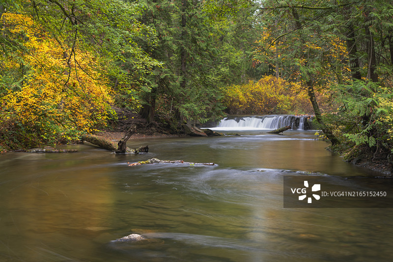 沃科姆溪的秋色图片素材