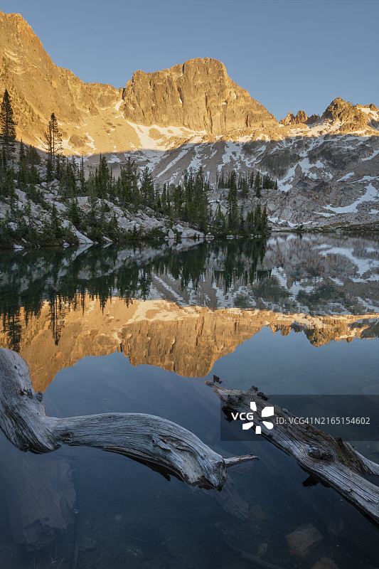 克莱默盆地上锯齿山脉图片素材