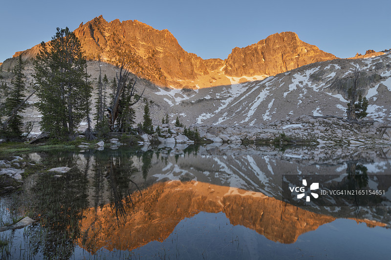 克莱默盆地上锯齿山脉图片素材