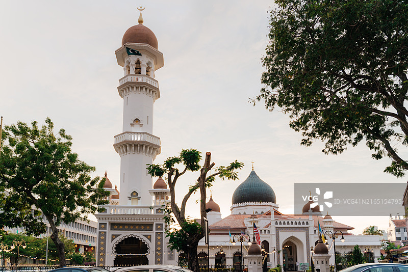 马来西亚槟城吉灵甲必丹清真寺图片素材