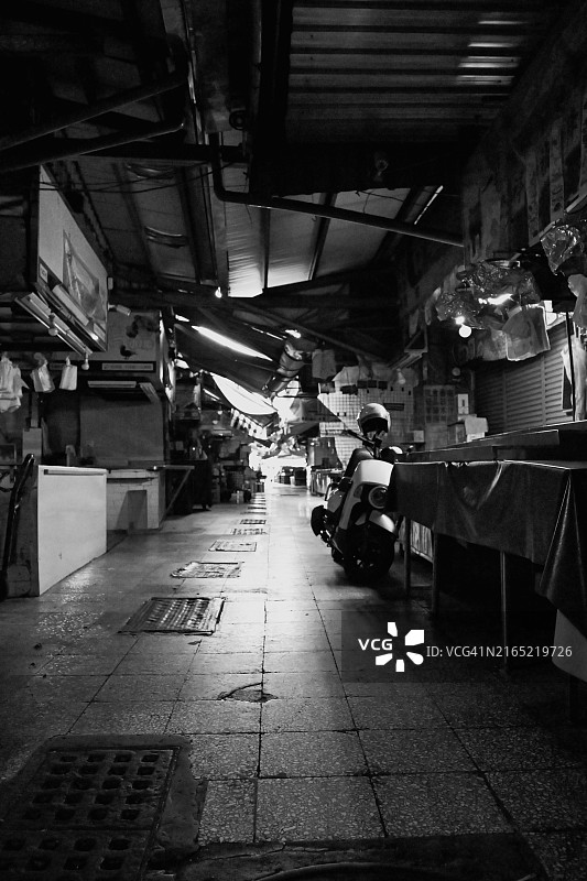 休市后的湿货市场图片素材