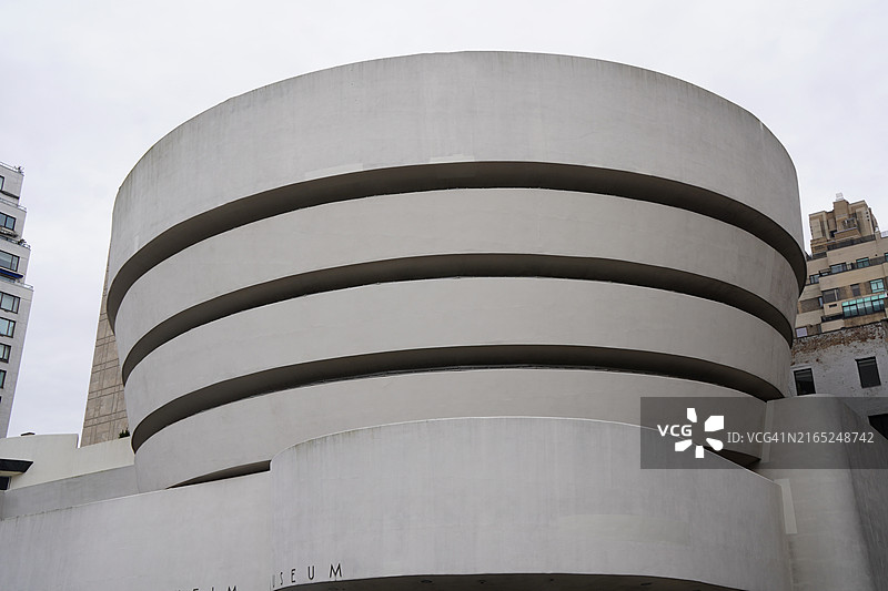 圆形建筑：美国纽约古根海姆博物馆图片素材