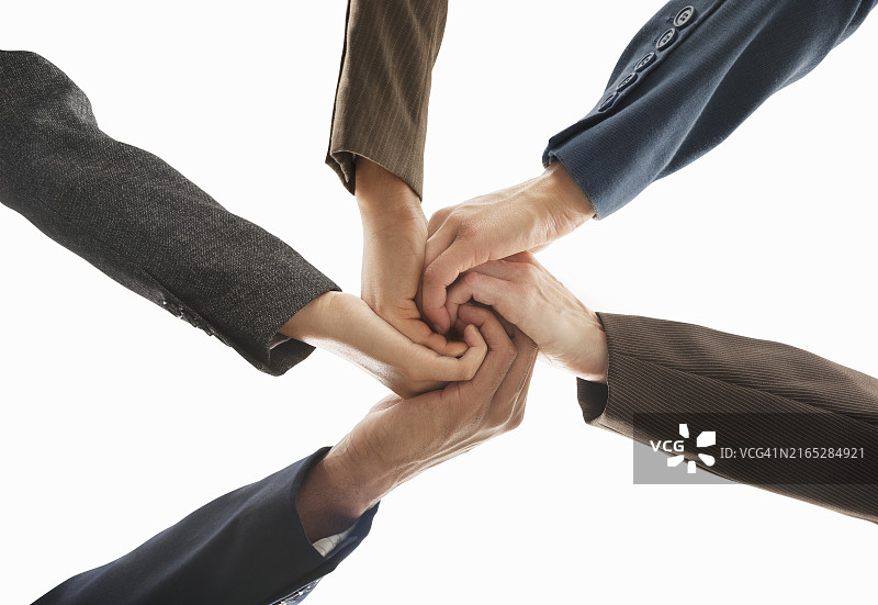 握手连接图片素材