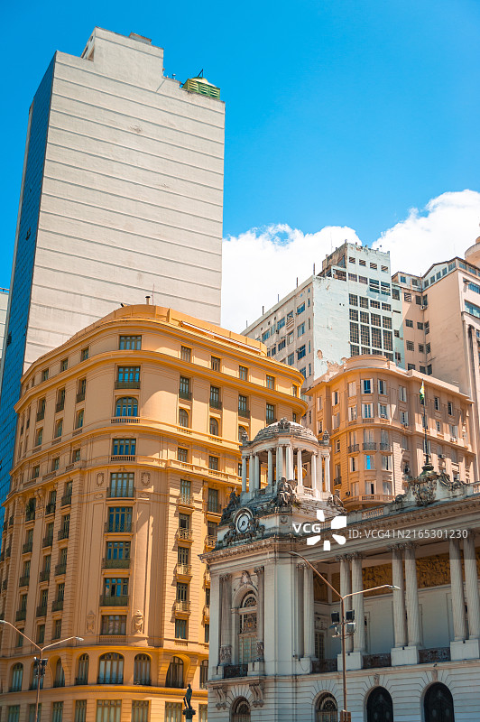 里约热内卢市议会及周边建筑群图片素材