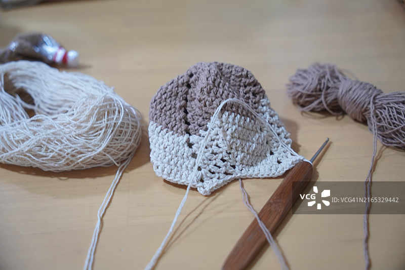 纱线手工编织图片素材