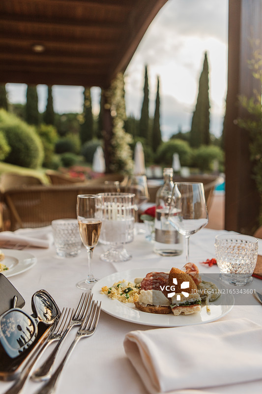 意大利豪华旅行餐厅图片素材