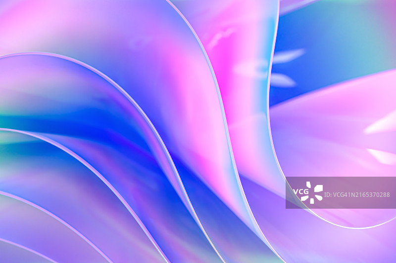 彩色渐变流线型堆叠3D渲染图像图片素材