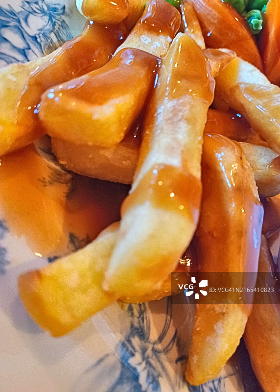 馅饼和薯条图片素材