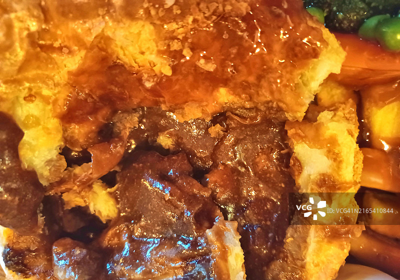 馅饼和薯条图片素材